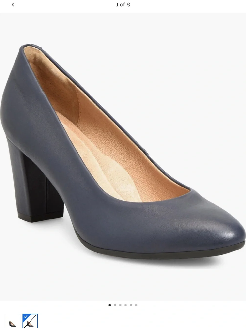 SOFFT Parisa Pump Heel Sky Navy NEW sz 7.5